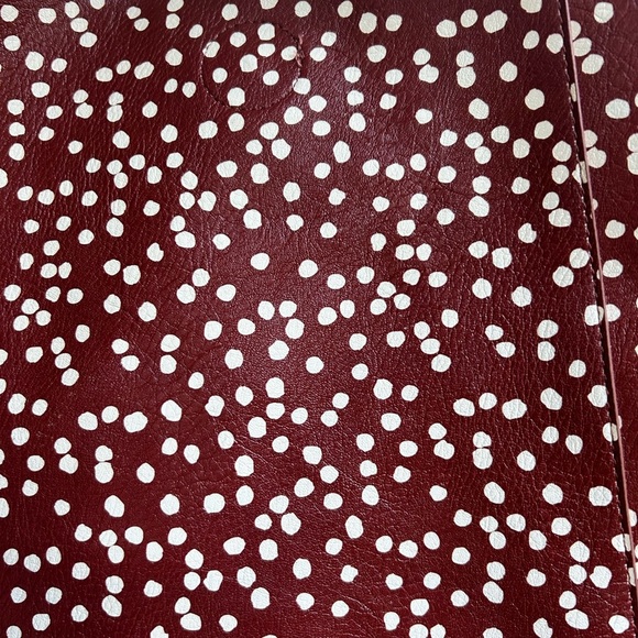 ❤️NWOT-No boundaries faux leather burgundy  2 pc set Tote Bag - Picture 7 of 8